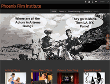 Tablet Screenshot of phxfilminstitute.com